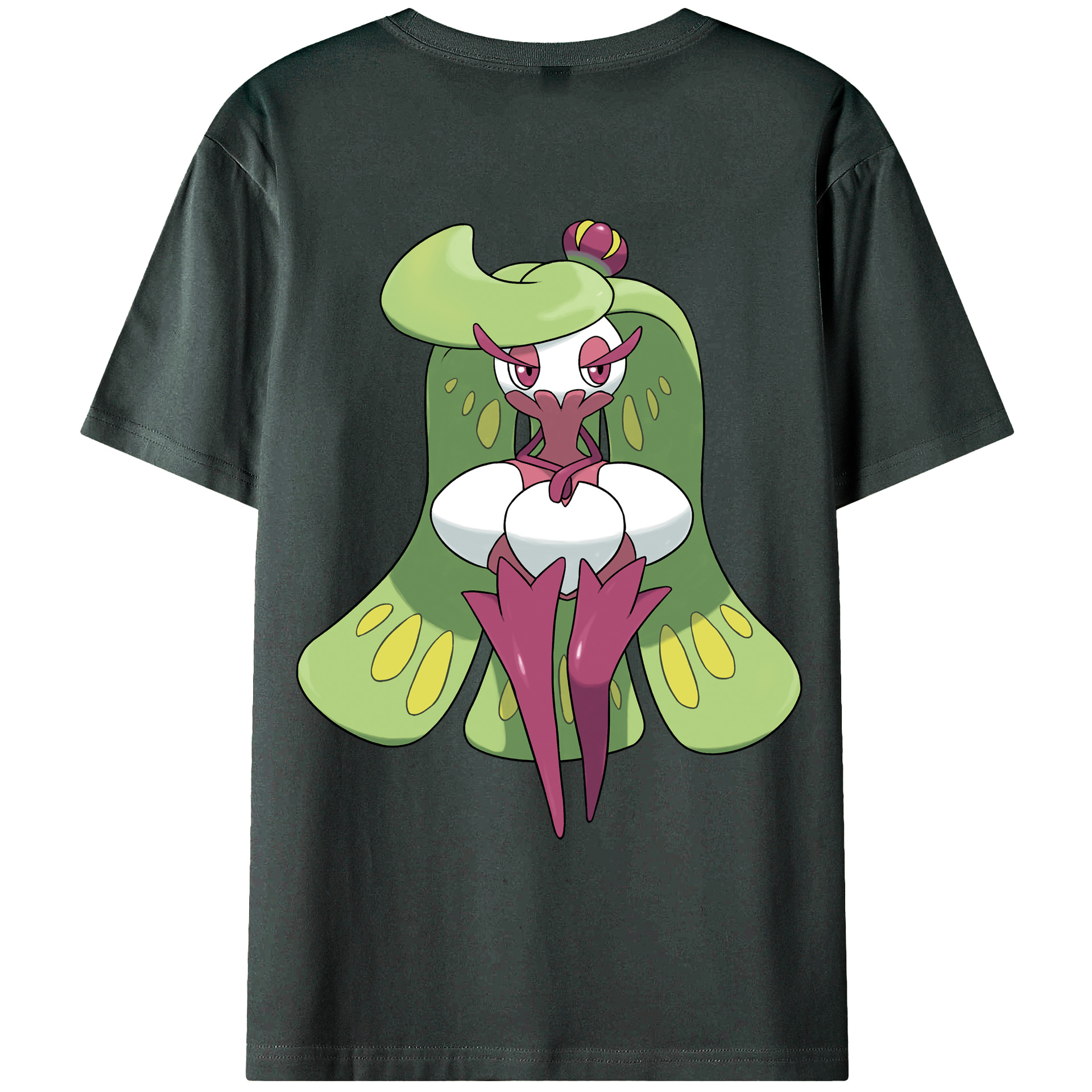 （画像用） ポケットモンスター Pokémon 綿100％ メンズ半袖Tシャツ（バックプリント） 通気性